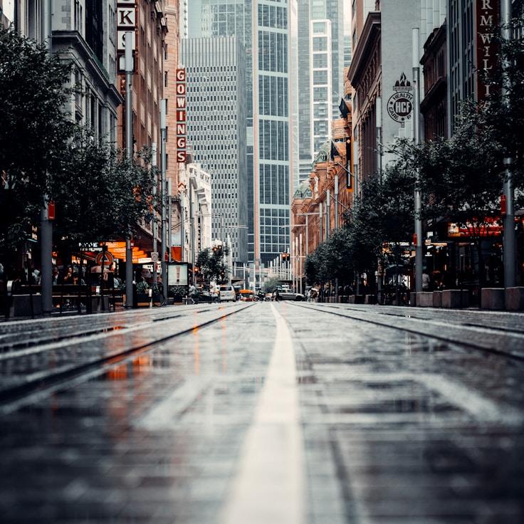 Families relaxing in a mall food court area